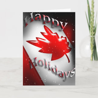 Carte de Noël Canada