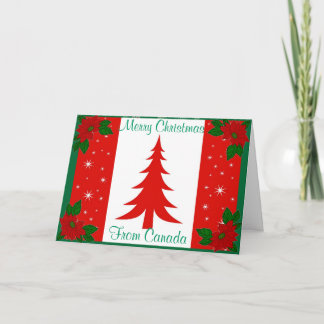 Carte de Noël canadienne