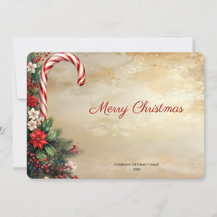 Carte de Noël Candy Cane
