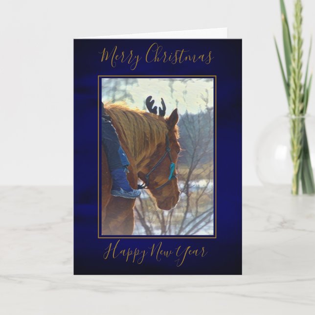 Carte de Noël "Carrousel de Noël" (Devant)