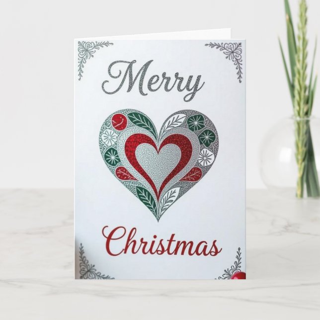 Carte de Noël,Carte de Joyeux Noël,Joyeux Vacances (Devant)
