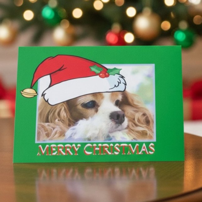 Carte de Noël Cavalier King Charles Spaniel (Créateur téléchargé)