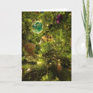 Carte de Noël Chat Dans L'Arbre de Noël