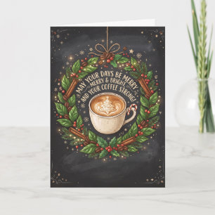Carte de Noël Chaude au Chocolat Braw Wee