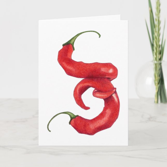 Carte de Noël chaude et épicée (Devant)