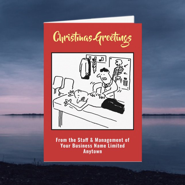 Carte de Noël Chiropraticien (Créateur téléchargé)