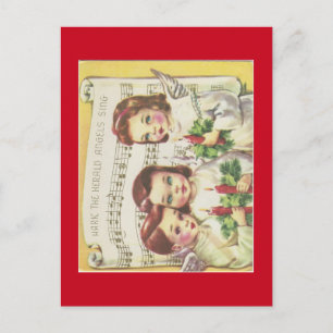 Carte de Noël Choir vintage