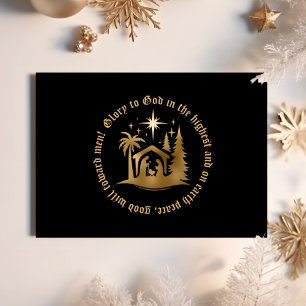 Carte de Noël chrétienne en photo pour les fêtes d