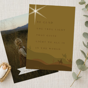 Carte de Noël chrétienne Les Trois Sages Photo