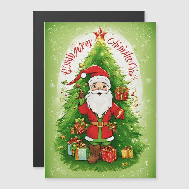 "Carte de Noël classique" (Devant / Derrière)