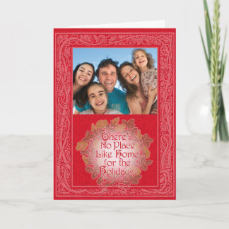 Carte de Noël Classique du Magicien d'Oz ROUGE