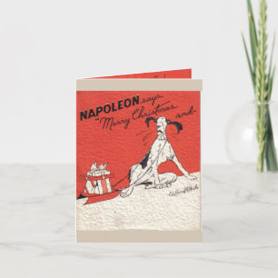 Carte de Noël Clifford McBride/Napoleon Comic Stri