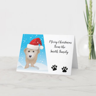 Carte de Noël Cockapoo