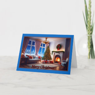 Carte de Noël Coeur Chaud