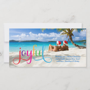 Carte de Noël colorée et joyeuse 311