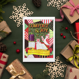 Carte de Noël Confort et Joie