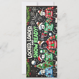 Carte de Noël Cool de Robloxo pour garçons