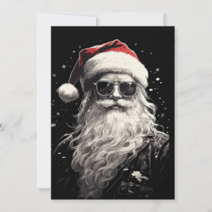 Carte de Noël Cool Santa