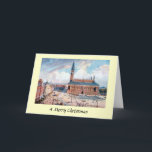 Carte de Noël - Copenhague, Danemark<br><div class="desc">L'image de cette Carte de Noël a été reproduite à partir d'une ancienne carte postale de Rådhuspladsen,  Copenhague,  Danemark.</div>