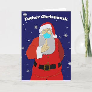 Carte de Noël Coronavirus