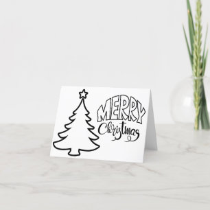Carte de Noël - couleur et envoyer