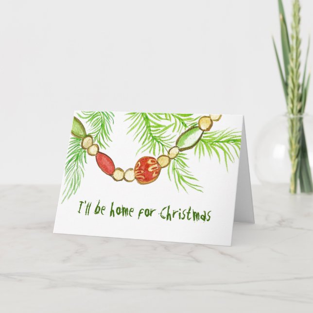 Carte de Noël Cranky (Devant)