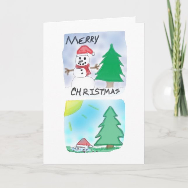 Carte de Noël : D (Devant)
