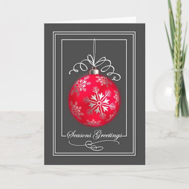 Carte de Noël d'affaires (Devant)