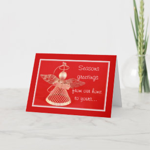 Carte de Noël d'ange