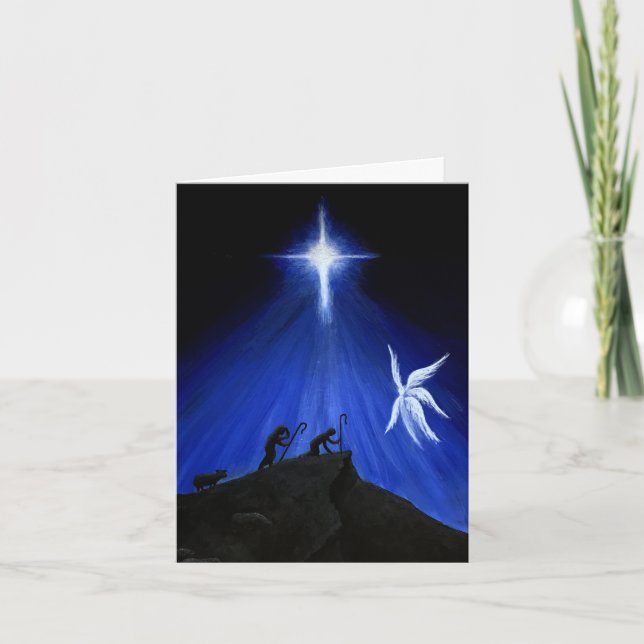 Carte de Noël d'Ange & Bergers (Devant)