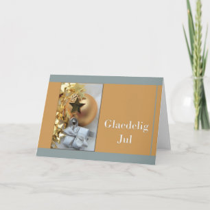 Carte de Noël danoise - Glæ delig jul