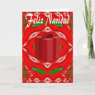 Carte de Noël dans l'Espagnol