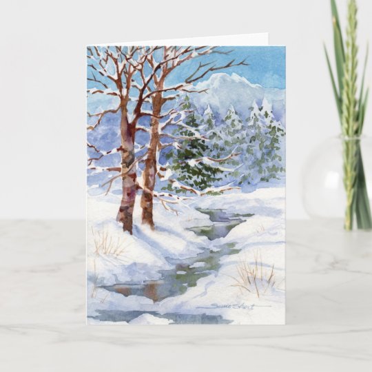 Carte de Noël d'aquarelle W-33 | Zazzle.fr Carte de Noël d'aquarelle W-33 | Zazzle.fr