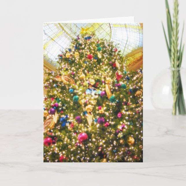 Carte de Noël Dazzle Tree (Devant)