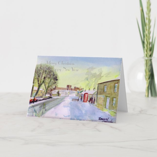 Carte de Noël de Bamburgh Village (Devant)