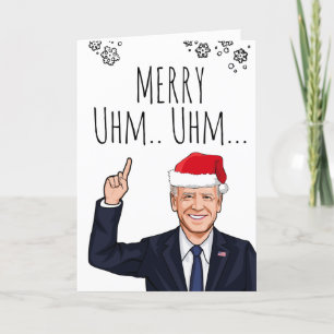 Carte de Noël de Biden : Joyeux Euh Euh...La Chose