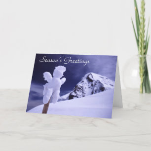 Carte de Noël de bonhomme de neige