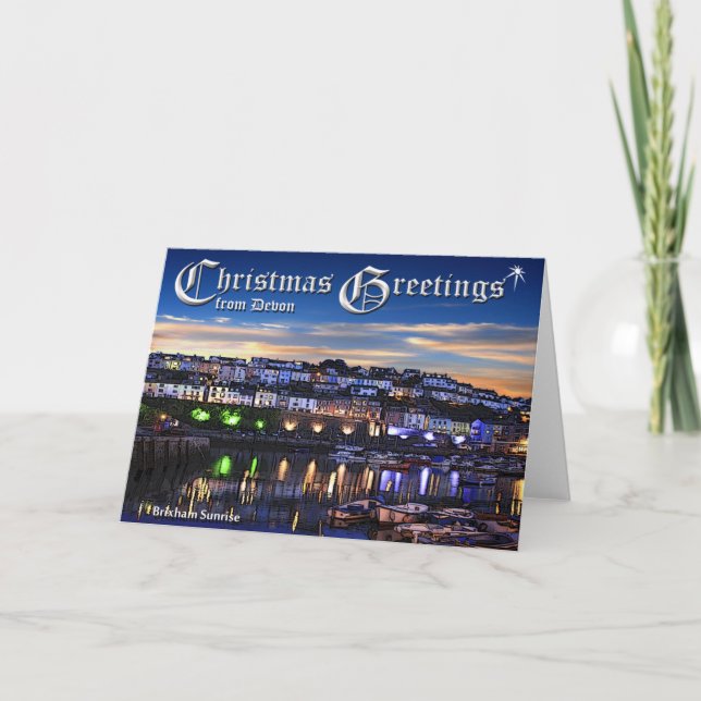 Carte de Noël de Brixham (Devant)