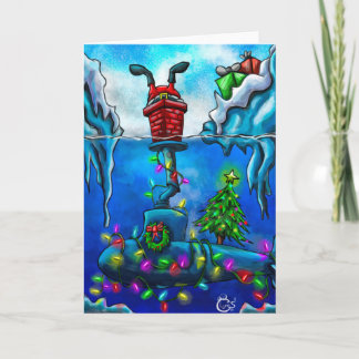 Carte de Noël de Bubblehead