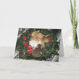Carte de Noël de cadeaux de Noël