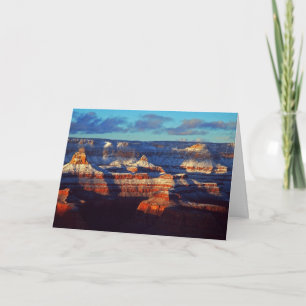 Carte de Noël de canyon grand