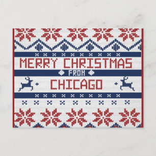 Carte de Noël de Chicago