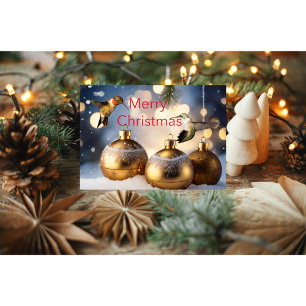 Carte de Noël de colibri