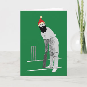 Carte de Noël de cricket