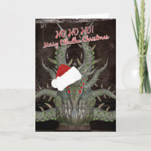 Carte de Noël de Cthulhu - Cthulhu