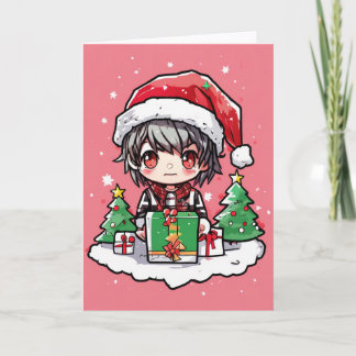 carte de Noël de dessin animé
