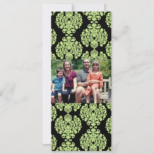 Carte de Noël de famille 4x9 (Devant)