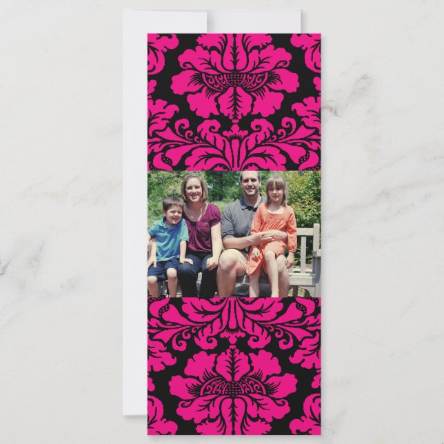 Carte de Noël de famille 4x9 (Devant)