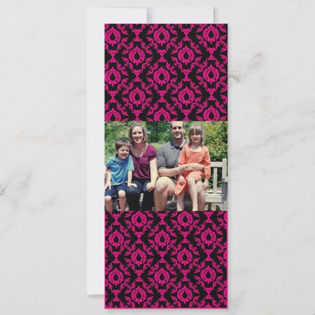 Carte de Noël de famille 4x9 (Devant)