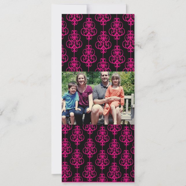 Carte de Noël de famille 4x9 (Devant)